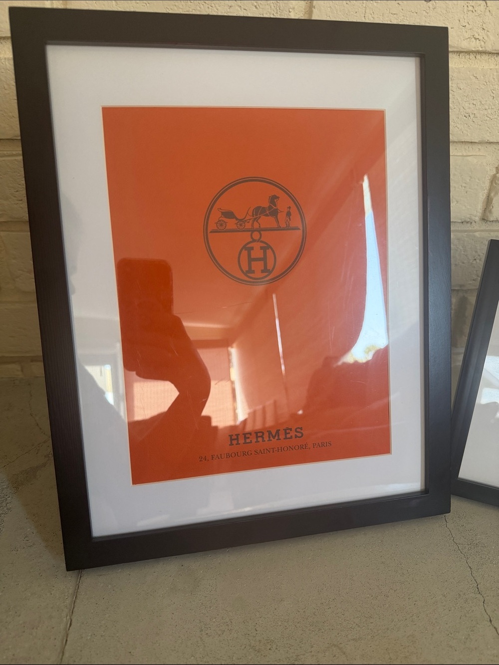 Tom Ford Orange and Black Signature Emblem Print